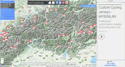 Desktop Screenshot of cyclingthealps.com